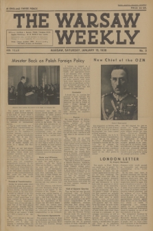 The Warsaw Weekly. Vol. 4, 1938, no 3