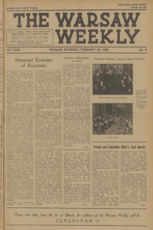 The Warsaw Weekly. Vol. 4, 1938, no 9