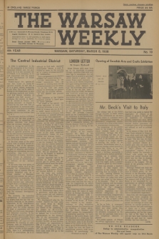 The Warsaw Weekly. Vol. 4, 1938, no 10