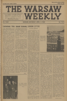 The Warsaw Weekly. Vol. 4, 1938, no 13/14