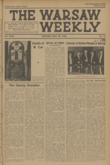 The Warsaw Weekly. Vol. 4, 1938, no 19