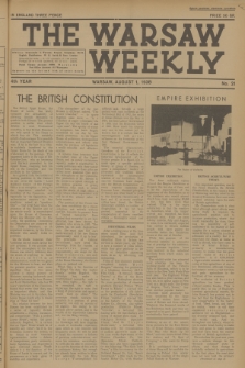 The Warsaw Weekly. Vol. 4, 1938, no 21