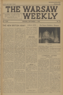 The Warsaw Weekly. Vol. 4, 1938, no 23