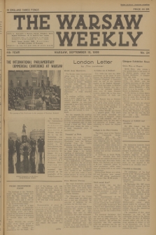 The Warsaw Weekly. Vol. 4, 1938, no 24
