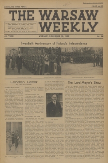 The Warsaw Weekly. Vol. 4, 1938, no 28