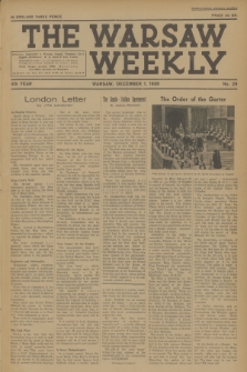 The Warsaw Weekly. Vol. 4, 1938, no 29