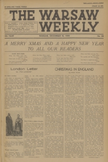 The Warsaw Weekly. Vol. 4, 1938, no 30