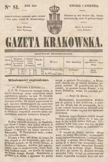 Gazeta Krakowska. 1840, nr 81