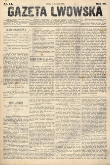 Gazeta Lwowska. 1882, nr 14