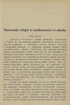 Miesięcznik Katechetyczny i Wychowawczy : wychodzi w pierwszej połowie każdego miesiąca. R.2, 1912, z. 5