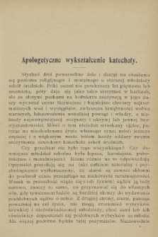 Miesięcznik Katechetyczny i Wychowawczy : wychodzi w pierwszej połowie każdego miesiąca. R.2, 1912, z. 6-7