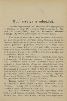Miesięcznik Katechetyczny i Wychowawczy : wychodzi w pierwszej połowie każdego miesiąca. R.2, 1912, z. 11