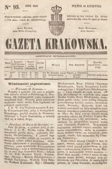 Gazeta Krakowska. 1840, nr 95