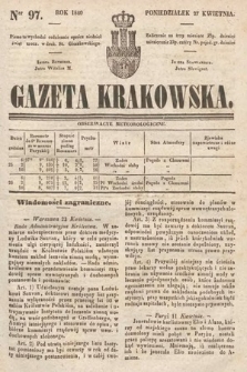 Gazeta Krakowska. 1840, nr 97