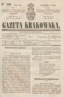 Gazeta Krakowska. 1840, nr 106