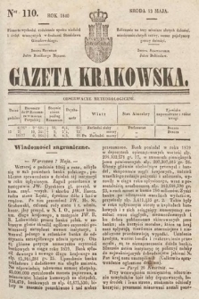 Gazeta Krakowska. 1840, nr 110