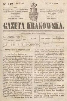 Gazeta Krakowska. 1840, nr 112