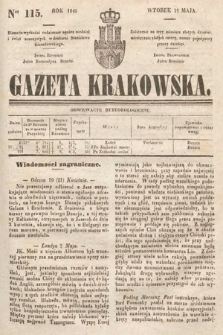 Gazeta Krakowska. 1840, nr 115