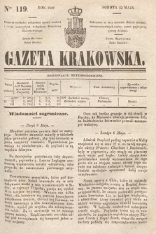 Gazeta Krakowska. 1840, nr 119