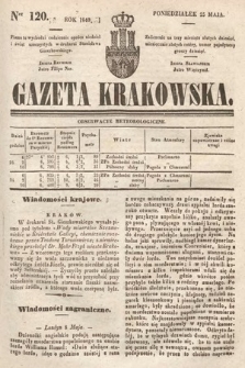 Gazeta Krakowska. 1840, nr 120