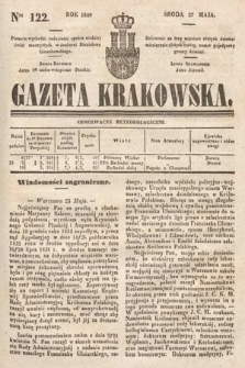 Gazeta Krakowska. 1840, nr 122