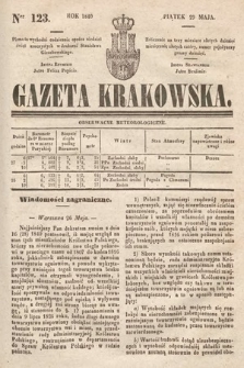Gazeta Krakowska. 1840, nr 123