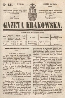 Gazeta Krakowska. 1840, nr 124