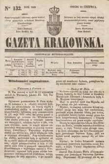 Gazeta Krakowska. 1840, nr 132