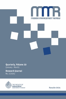 Modern Management Review. Vol. 29, 2024, no. 1
