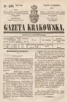 Gazeta Krakowska. 1840, nr 134