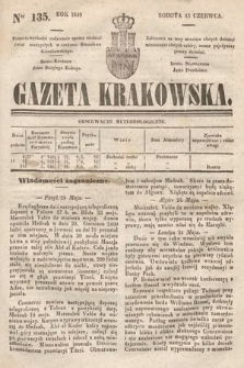 Gazeta Krakowska. 1840, nr 135