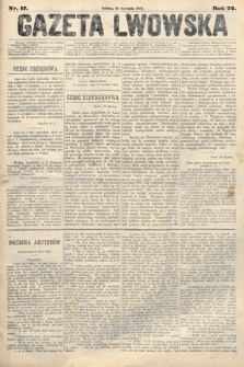 Gazeta Lwowska. 1882, nr 17