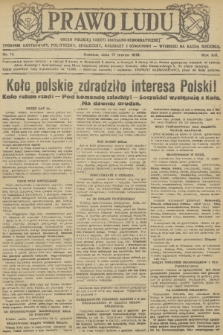 Prawo Ludu : organ Polskiej Partyi Socyalistycznej : tygodnik polityczny, społeczny, rolniczy i oświatowy. R. 19, 1918, nr 11