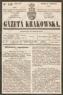 Gazeta Krakowska. 1840, nr 143