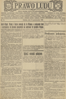 Prawo Ludu : organ Polskiej Partyi Socyalistycznej : tygodnik polityczny, społeczny, rolniczy i oświatowy. R. 19, 1918, nr 41 + dod.