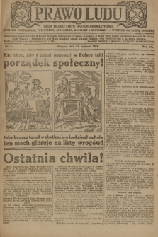 Prawo Ludu : organ Polskiej Partyi Socyalistycznej : tygodnik polityczny, społeczny, rolniczy i oświatowy. R. 20, 1919, nr 4 + dod.