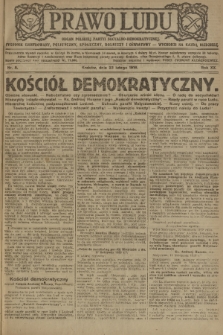 Prawo Ludu : organ Polskiej Partyi Socyalistycznej : tygodnik polityczny, społeczny, rolniczy i oświatowy. R. 20, 1919, nr 8