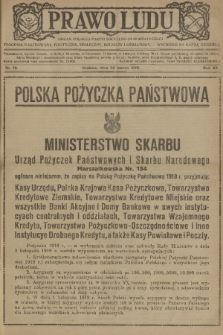 Prawo Ludu : organ Polskiej Partyi Socyalistycznej : tygodnik polityczny, społeczny, rolniczy i oświatowy. R. 20, 1919, nr 12