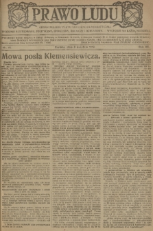 Prawo Ludu : organ Polskiej Partyi Socyalistycznej : tygodnik polityczny, społeczny, rolniczy i oświatowy. R. 20, 1919, nr 14