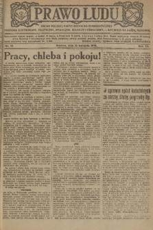Prawo Ludu : organ Polskiej Partyi Socyalistycznej : tygodnik polityczny, społeczny, rolniczy i oświatowy. R. 20, 1919, nr 15