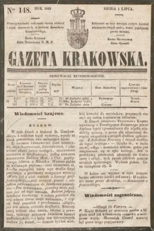 Gazeta Krakowska. 1840, nr 148