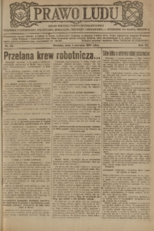 Prawo Ludu : organ Polskiej Partyi Socyalistycznej : tygodnik ilustrowany, polityczny, społeczny, rolniczy i oświatow. R. 20, 1919, nr 22