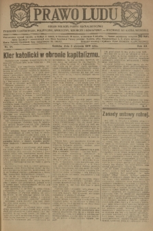 Prawo Ludu : organ Polskiej Partyi Socyalistycznej : tygodnik ilustrowany, polityczny, społeczny, rolniczy i oświatow. R. 20, 1919, nr 31