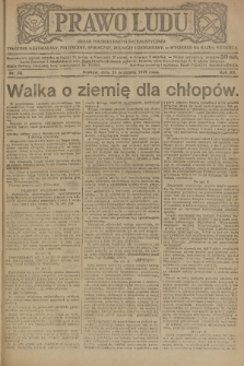 Prawo Ludu : organ Polskiej Partyi Socyalistycznej : tygodnik ilustrowany, polityczny, społeczny, rolniczy i oświatow. R. 20, 1919, nr 38