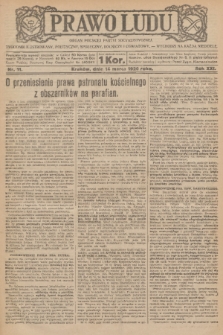 Prawo Ludu : organ Polskiej Partyi Socyalistycznej : tygodnik ilustrowany, polityczny, społeczny, rolniczy i oświatowy. R. 21, 1920, nr 11