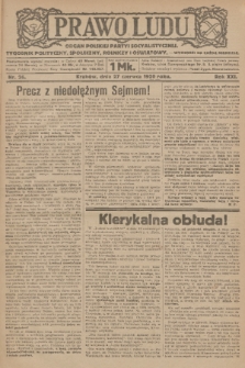 Prawo Ludu : organ Polskiej Partyi Socyalistycznej : tygodnik polityczny, społeczny, rolniczy i oświatowy. R. 21, 1920, nr 26