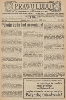 Prawo Ludu : organ Polskiej Partyi Socyalistycznej : tygodnik polityczny, społeczny, rolniczy i oświatowy. R. 21, 1920, nr 36