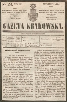 Gazeta Krakowska. 1840, nr 155