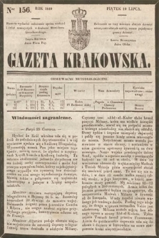 Gazeta Krakowska. 1840, nr 156