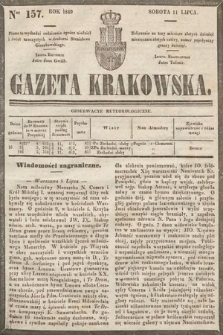 Gazeta Krakowska. 1840, nr 157